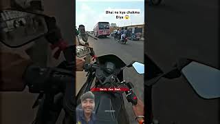 police Aa gayi bich main 🤬 shorts​ motovlog​ bikeride​ ktm​ police​ ytshorts​ [upl. by Rol]