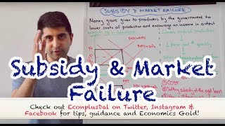 Y1 30 Subsidy and Market Failure [upl. by Balf904]