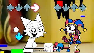 FNF Sprunki All Phases Vs The Amazing Digital Circus Sings Pibby Sliced Incredibox SprunkiFNF Mod [upl. by Jerrylee757]