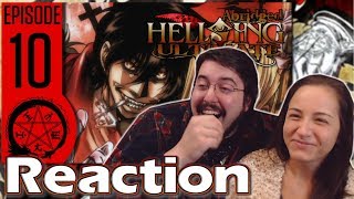 Hellsing Ultimate Abridged Ep 10 FINALE Reaction AirierReacts [upl. by Karlin]