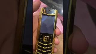 Vertu mobile switch on video [upl. by Htebyram]