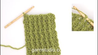 How to crochet a relief pattern aka raised crochet [upl. by Adara]