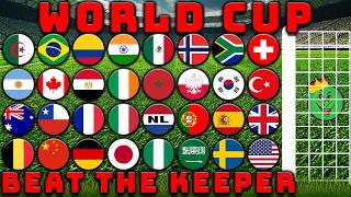 Beat the Keeper World Cup Marble Race Tournament  Marble Race King [upl. by Eizzik]