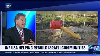 JNFUSA Helping Rebuild Israel Communities  I24News [upl. by Raasch248]