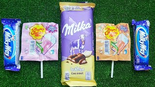 Sweet Candy Unpacking 🌈 🍭Lollipops Chupa Chups 🌈 Milka Chocolate 🍬 Satisfying Video ASMR [upl. by Anirazc460]