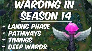 Warding in Season 14 Part 2 Laning Phase  Pathways Timings and Deep Wards [upl. by Ahsoik]