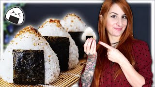 Japanische Onigiri selber machen  3 Varianten  Schnell amp Lecker 🍙 [upl. by Togram988]