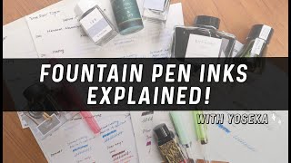 Fountain Pen Inks Explained What Ink Should You Use in a Fountain Pen [upl. by Devinne]