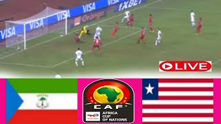 🔴LIVE  EQUATORIAL vs LIBERIA ● Live Stream Africa Cup Of Nations Qualification  Official Group [upl. by Meesak]