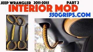 Jeep Wrangler Dozer interior Mod Part 2 Hand Grip Review550Gripscom [upl. by Hermann401]