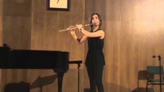 Grand Polonaise  T Boehm Flute and piano Violeta Gil [upl. by Head]