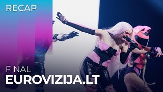 EurovizijaLT 2024 Lithuania  Final  RECAP [upl. by Attalie]