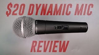 Behringer Dynamic Microphone SL 85S Review  Test Compared to XM8500 BA85A SM58 [upl. by Yong]