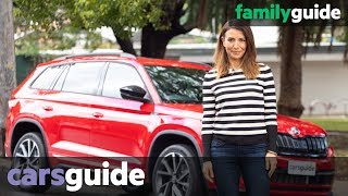 Skoda Kodiaq 2018 review Sportline 132 TSI [upl. by Xer767]