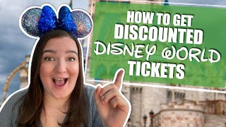 HOW TO GET DISCOUNTED DISNEY WORLD TICKETS IN 2022  5 Ways to Save Money on Disney Park Tickets [upl. by Stinson]