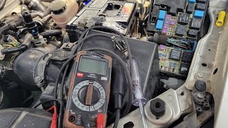 No power at starter test amp fix [upl. by Aihsetel234]