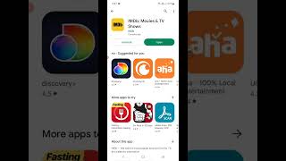 IMDb Movies App Install in Google Play Store [upl. by Saville999]