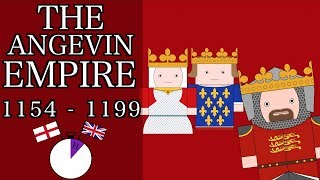 Ten Minute English and British History 10  The Angevin Empire and Richard the Lionheart [upl. by Derina]