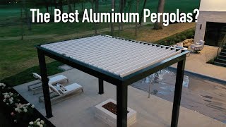 What Are The Best Aluminum Pergolas How Much [upl. by Nomzzaj]