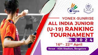 Day 1 Court 9  YonexSunrise All India Junior Ranking Badminton Tournament 2024 Bangalore [upl. by Loss723]