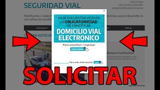 Domicilio Vial Electrónico Nuevo REQUISITO para la VTV y Licencia de Conducir ¿Para que es [upl. by Suollecram89]