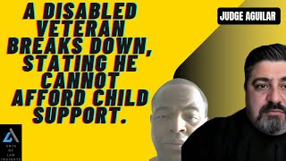 A Disabled Veteran Breaks Down Stating He Cannot Afford Child Support [upl. by Noryak]