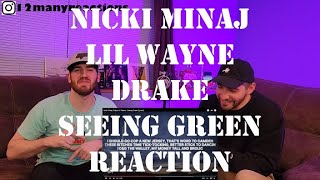 First Time Hearing Nicki Minaj x Lil Wayne x Drake  Seeing Green  Reaction [upl. by Allemaj125]