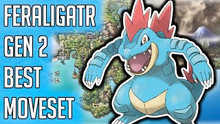 Feraligatr Gen 2 Best Moveset  Feraligatr Best Moveset Moves Pokemon Gold Silver Crystal [upl. by Ahsenaj]