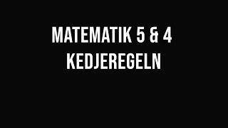 Matematik 5 och 4  del 16  Kedjeregeln [upl. by Agosto]