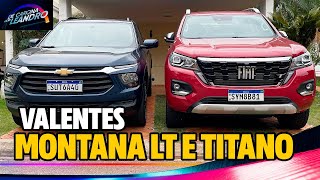 A CHEVROLET MONTANA LT 12 TURBO MANUAL É MELHOR QUE A NOVA FIAT TITANO em algumas coisas [upl. by Beaner]