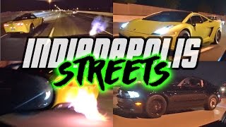 Indy STREETS  TURBO Civics Supercharged Corvette TT Lambo and MORE [upl. by Joselyn]