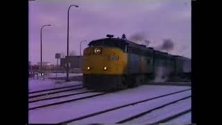 Ottawa Region Railfanning Volume 2 December 1986February 1987 Colin Churcher [upl. by Ynohtnaed]