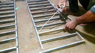 12 mm Square bar grill making and stick welding test rweldingr [upl. by Lanos260]