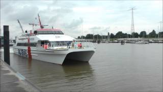 Mit der Nordlicht Fähre von Emden nach Borkum [upl. by Uol46]