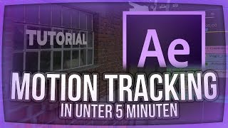 3D Motion Tracking in 5 Minuten Tutorial After Effects [upl. by Chanda]