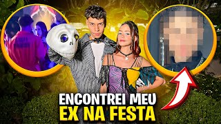 A MILLENA MAIA ENCONTROU O EX NA FESTA DE HALLOWEN ele surtou [upl. by Bertina]