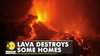 Volcanic eruption on Canary Islands  Latest World English News  WION News [upl. by Angid]