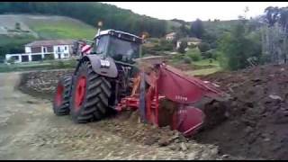 Extrem ploughing with Fendt 939flv [upl. by Kcirederf]