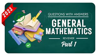 COLLEGE ENTRANCE EXAM REVIEWER 2023  GENERAL MATHEMATICS  Part 1  UPCAT ACET DCAT USTET [upl. by Gibun733]