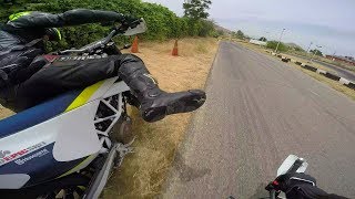 I CRASHED HARD 701 Supermoto [upl. by Enailuj]