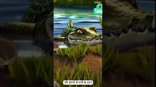 quotWit Over Strength The Rabbit’s Clever Escape  🐇🐊 shorts viralvideo viralshorts [upl. by Eehtomit]