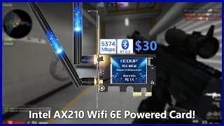 EDUP PCIE Wifi 6E Card Review [upl. by Anirahs]