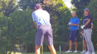 Matteo Manassero al Golf Club Bologna con Luca Cianchetti Jacopo Vecchi Fossa e Giovanni Dassù [upl. by Eillam]