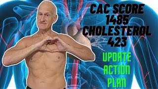 WOWZER CAC Score 1485 Cholesterol 423 Can I go on living cardiovasculardisease cholesterol keto [upl. by Cord963]