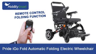 Pride iGo Fold Automatic Folding Electric Wheelchair [upl. by Anawek]