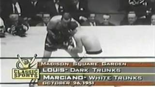 Rocky Marciano vs Joe Louis Part 1 [upl. by Sanfourd]