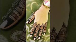 simple beautiful Mehedi’s design new 🌿🥰Tasminmim hennadesgin ampyoutubeshorts viralvideo [upl. by Sybille]