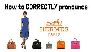 How to pronounce Hermes Hermès correctly  English Speaking Practice [upl. by Althee]