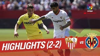 Resumen de Sevilla FC vs Villarreal CF 22 [upl. by Attenat307]