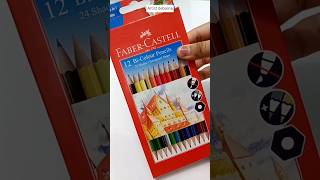 Review Faber Castell 12 bicolour pencils 24 shades  150 rupee only shorts youtubeshorts [upl. by Cynthea]